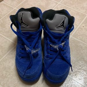 Blue suede 5’s